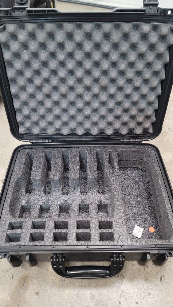 5 Pistol Gun Range Case