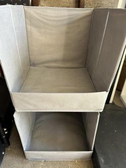 Stackable Cloth Storage Cubes