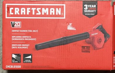 🍃 Craftsman V20 Cordless Blower (NEW – Open Box) 🍃