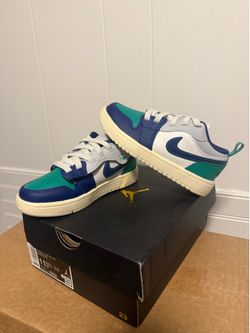 Nike Jordan 1 Low Alt PS 11.5C ,toddlers Deep Royal Blue Malachite, New with Box