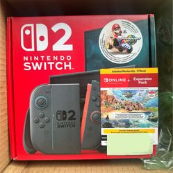 NINTENDO SWITCH 2 MARIO KART + NSO 12 MONTH  *READ DESCRIPTION*