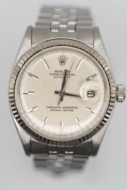 Rolex Datejust 1601 – 36mm – Silver Pie Pan Dial – Jubilee – 1968 – Watch Only