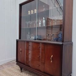 Mid century kitchen/ dining China cabinet, buffet mcm furniture