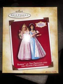 2004 Vintage Barbie Princess And The Pauper Ornament