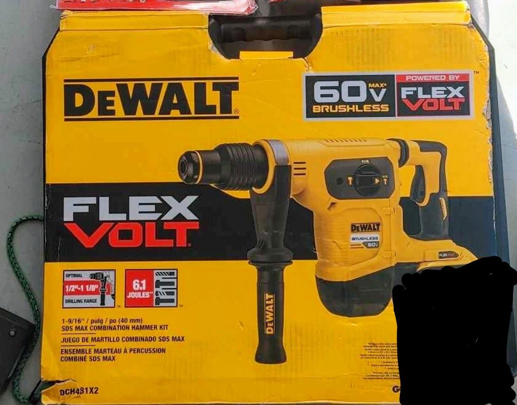 Dewalt 9/16 SDS HAMMER DRILL FlexVolt 60 (Tool Only)
