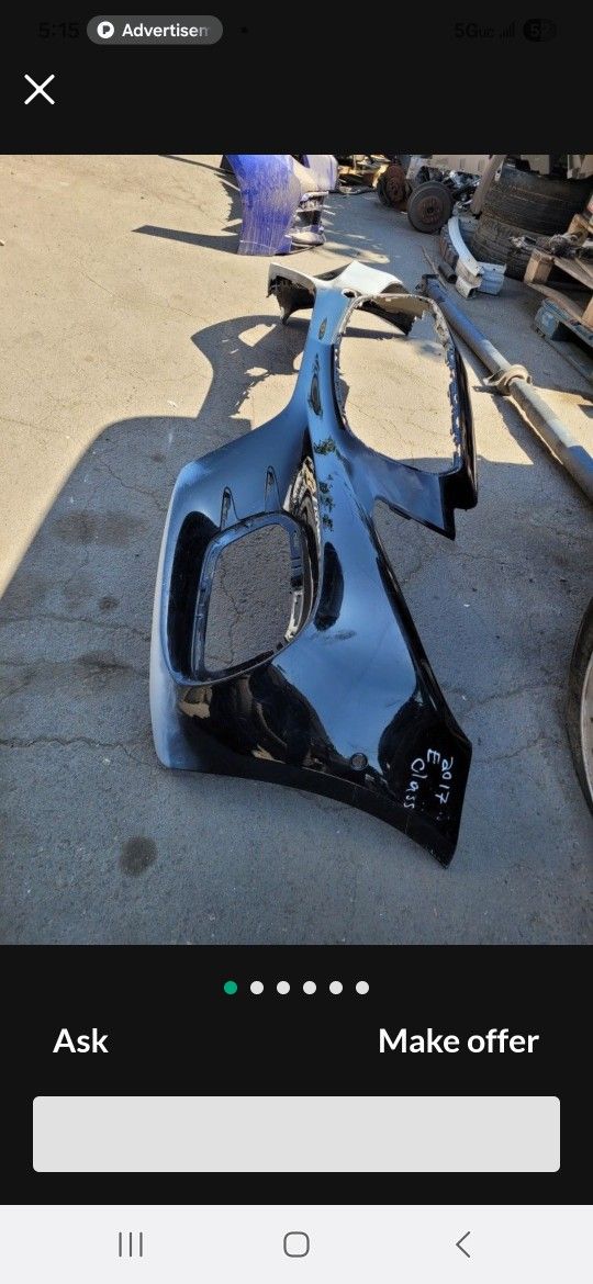 2017/2018/2019/2020 Merceded E300 Front Bumper Cover
