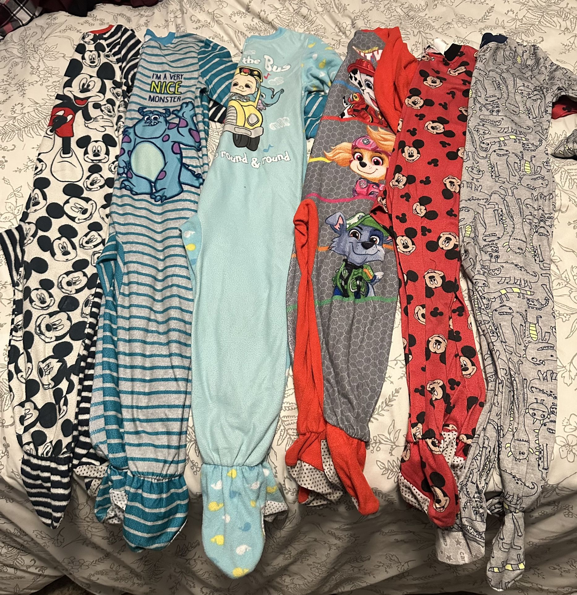 5T Footies Pjs For Boys