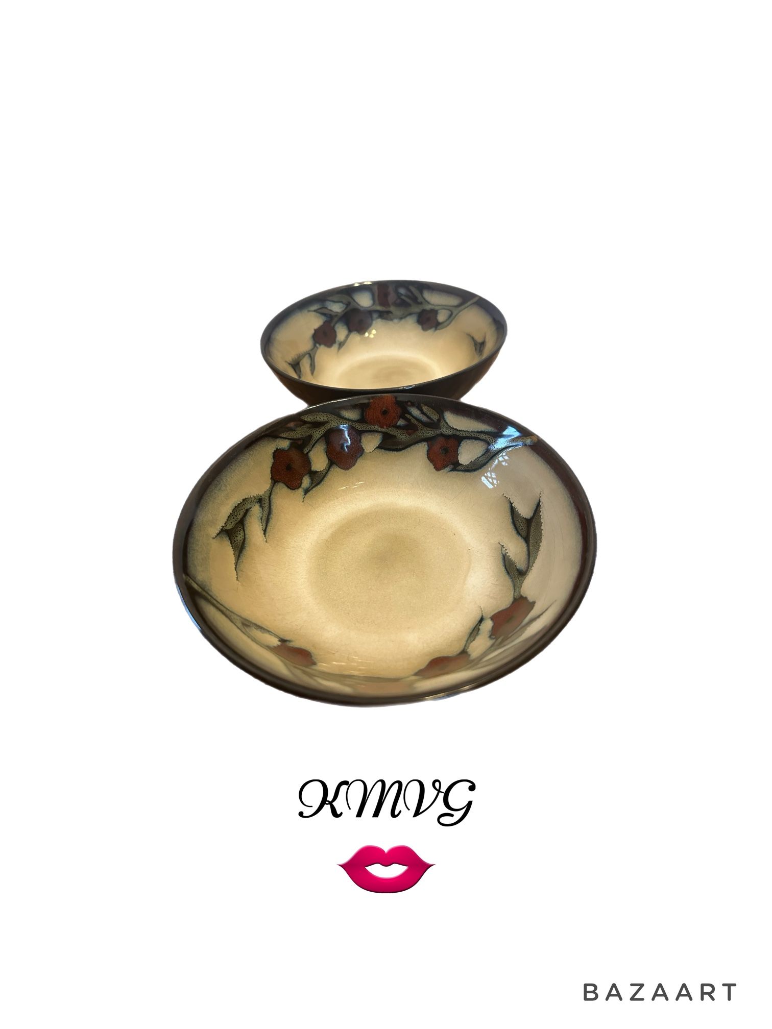 Vintage Desert Bloom by MIKASA Bowls 7.75” Set of 2