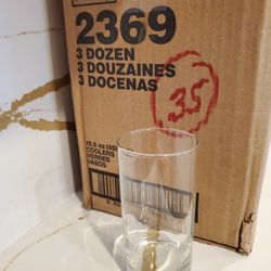 NEW Lot of 35 Libbey 2369 15 1/2 oz Lexington Cooler Glass Clear Glasses Restaurant Bar Quality 