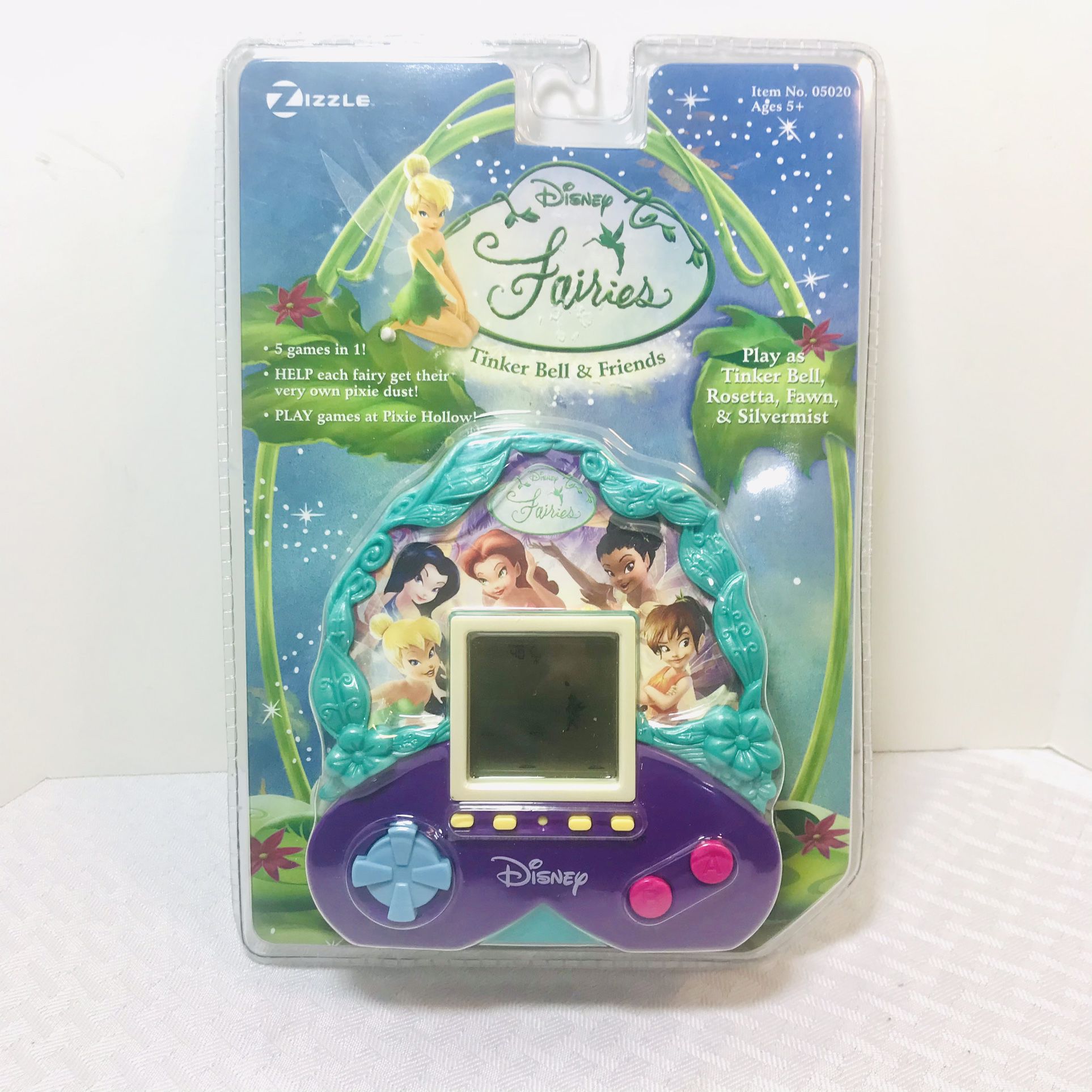 2007 Zizzle Disney Fairies Electronic Handheld Game