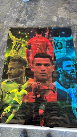 Ronaldo Messi Neymar poster