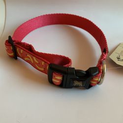 Salmon/yellow Banana Pet Collar