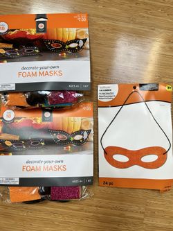 Halloween Costumes Foam Mask Craft
