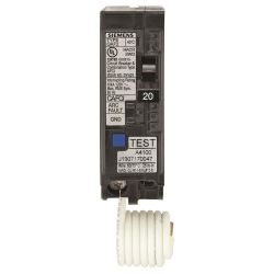 New 20A AFCI Single Pole Circuit breaker