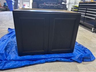 Wood wall cabinet