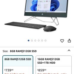 HP 24 23.8" Touchscreen FHD All-in-One Computer