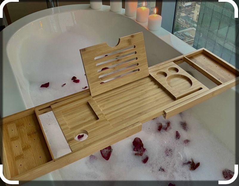 Bamboo Bath Tub Tray