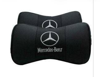 Headrest Pillow Neck Pillow Seat pillow Car Cushion Seat Cushion Headrest Mercedes Benz 2pcs 