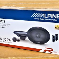 Alpine R-Series Car Speaker Set 6x9 2-Way Component Speakers 300 Watts 🚨 Payment Options Available 🚨 No Credit Needed 🚨 