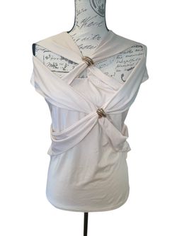 Women’s Elegant Cream Cut Out Top Blouse 