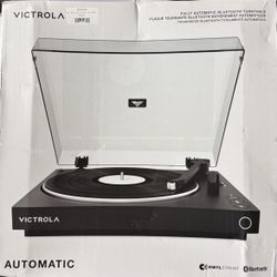 Victrola Fully Automatic Bluetooth Turntable — NEW (Open Box)