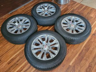 20" GMC YUKON DENALI WHEELS TIRES  & SENSORS