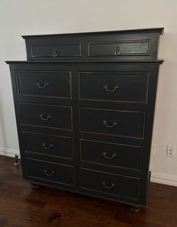 Vintage Style Stepped Chest of Drawers or Chest on Chest