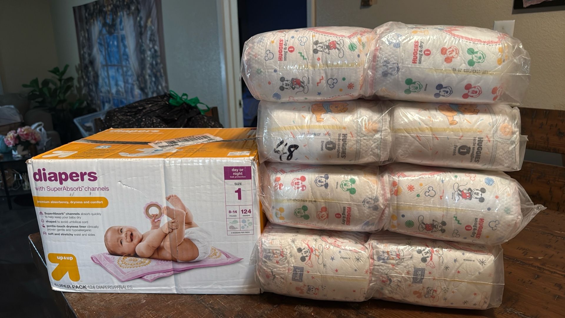 Pañales. Huggies /para Niños. #1.  5x60