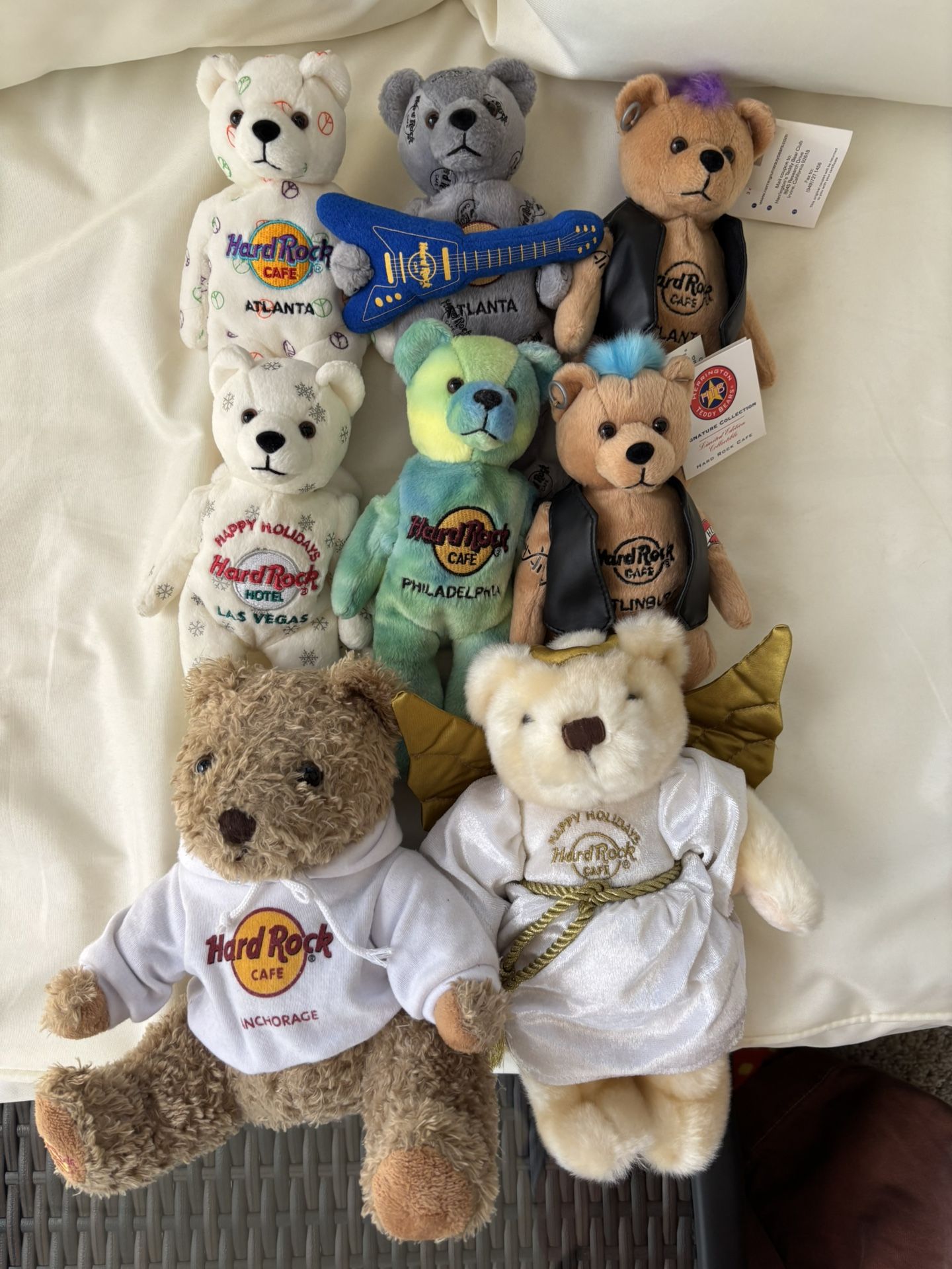 Hard Rock Cafe Teddy Bear Collection