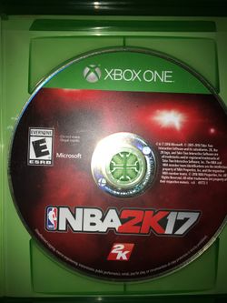 Xbox one 2k17