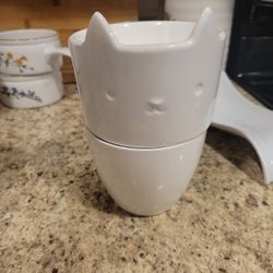 Kitty Cat Tea Kettle And Mug
