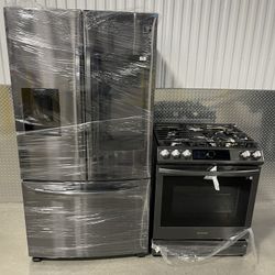 Set Refrigerator36 Inches,  Stove 5 Burner 30 Inches  Smart 