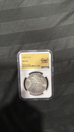 1885 O Morgan Graded dollar MS 62 NGC