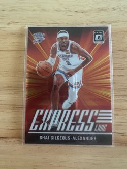 2024-25 Optic Basketball Shai Gilgeous Alexander Express Lane Oklahoma City Thunder
