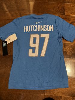 Nike Aidan Hutchinson Detroit Lions boys M 10/12  T-shirt