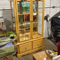 Lighted Curio/Display Cabinet 