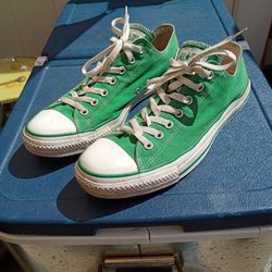 Green Converse Size 12 Sneakers