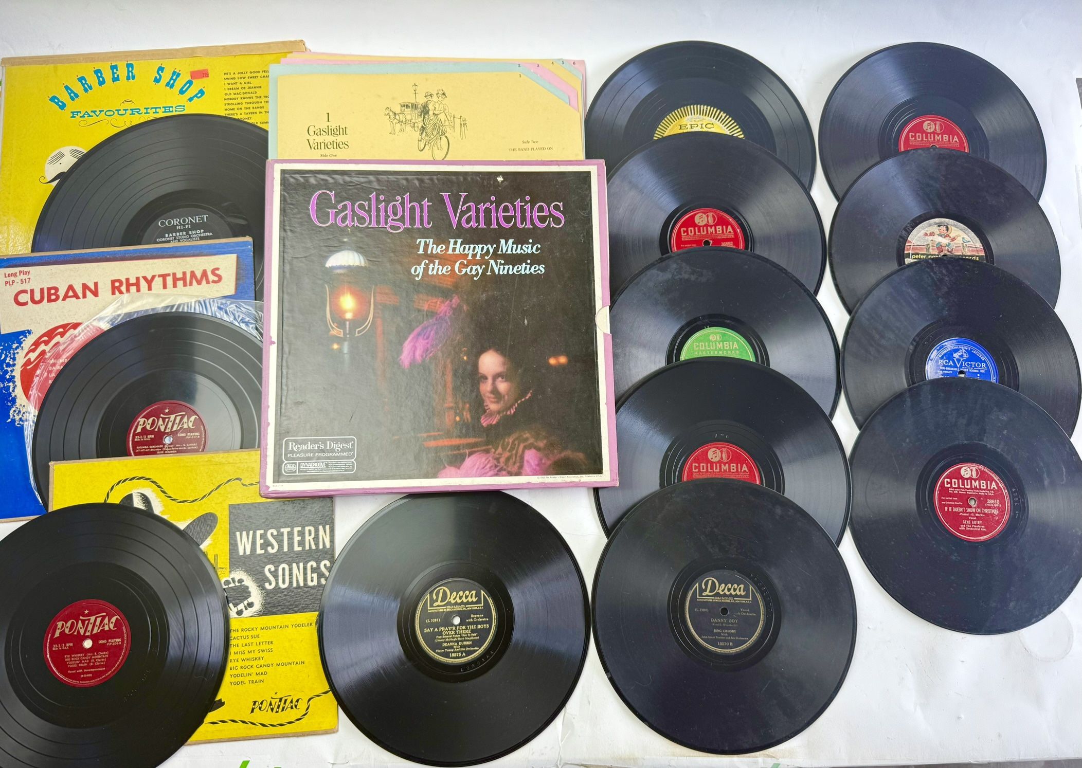 19 Piece Vintage Vinyl Records LP Lot