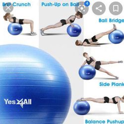 Yoga Ball, Exercise Equipment, Exercise Ball 