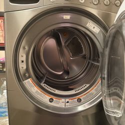 LG Front Load Dryer w/ TrueSteam – Works Great – Stainless Finish