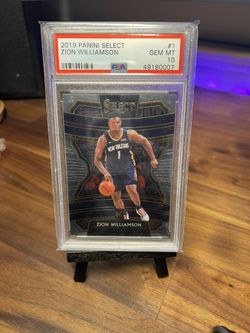 2019 Panini Select Zion Williamson Concourse PSA 10
