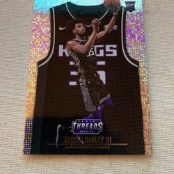 Marvin Barley Jr Dazzle Parallel Rookie Jersey Card
