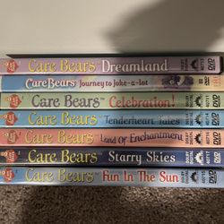 Assorted Care Bear dvds