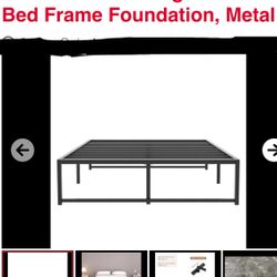 NEW IN BOX QUEEN SIZE METAL PLATFORM BED
