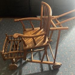 Vintage High Chair/Stroller 