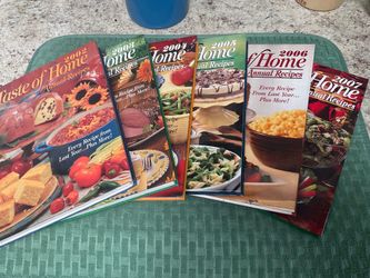 2002-2007 Taste of Home Annual Recipe Hardback Cookbooks