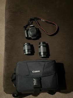 Canon Rebel t6 Camera 18-55 and 55-250 lens included