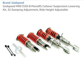 Godspeed Coilovers MonoRS