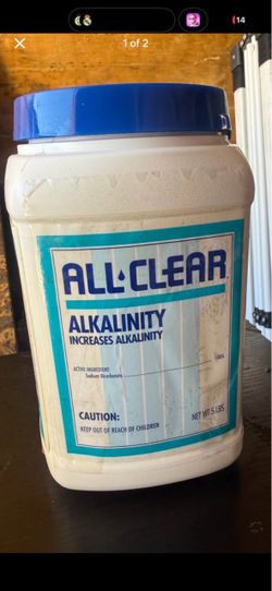 All clear Alkalinty Increase Alkalinity 5Lbs