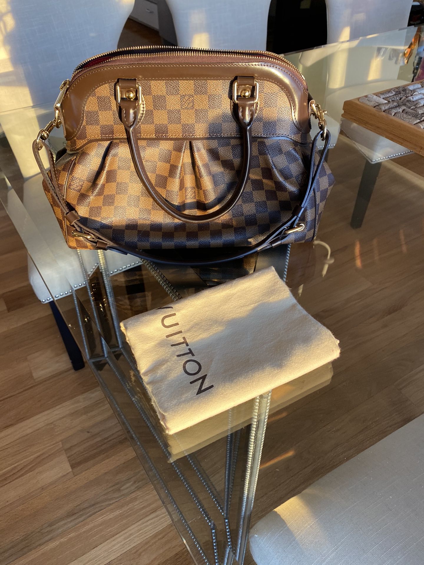 Louis Vuitton, Bags, Authentic Louis Vuitton Damier Ebene Trevi